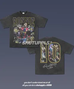 Ronaldinhooo 1.01 T-Shirt, Unisex Tshirt, Graphic Tees, Gothic Grunge Y2k Emo Scene Amity Affliction Style Clothes Women Streetwear