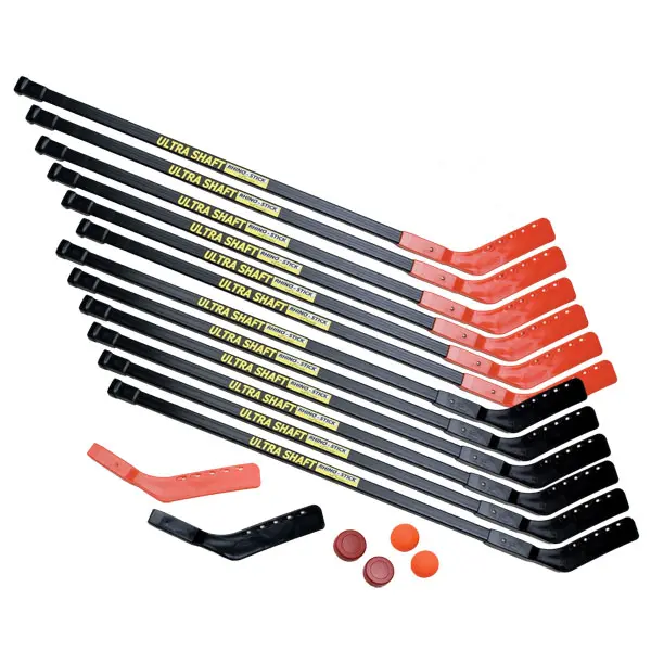 212 MAIN 47 in. Extra Strong Ice Hockey Set - Dual I-Beams, High Density Blades, Polyethylene Construction, Center Dowel, 47 Inches