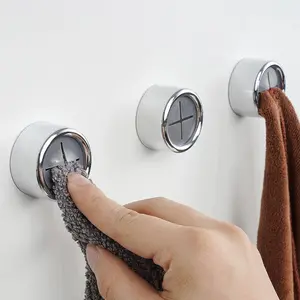 2PCS Small hook towel, strong adhesive, kitchen wall hanging, no punching, no trace adhesive hook, Wall Mounted Hook