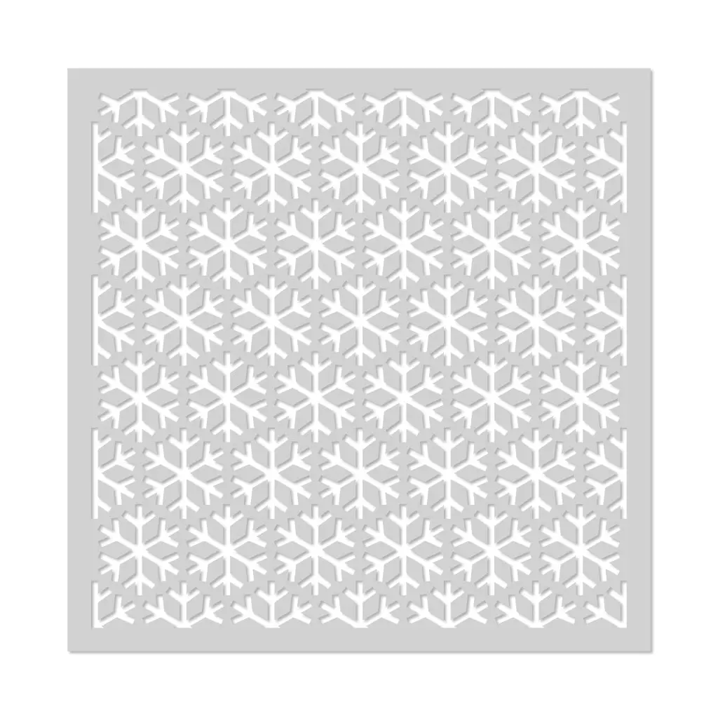 Snowflake Pattern Stencil