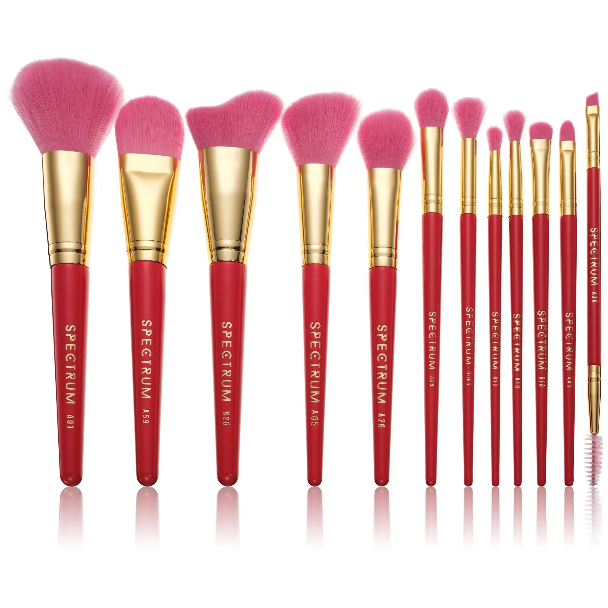 Spectrum Brush Crush 12-P iece Makeup Bru sh Set