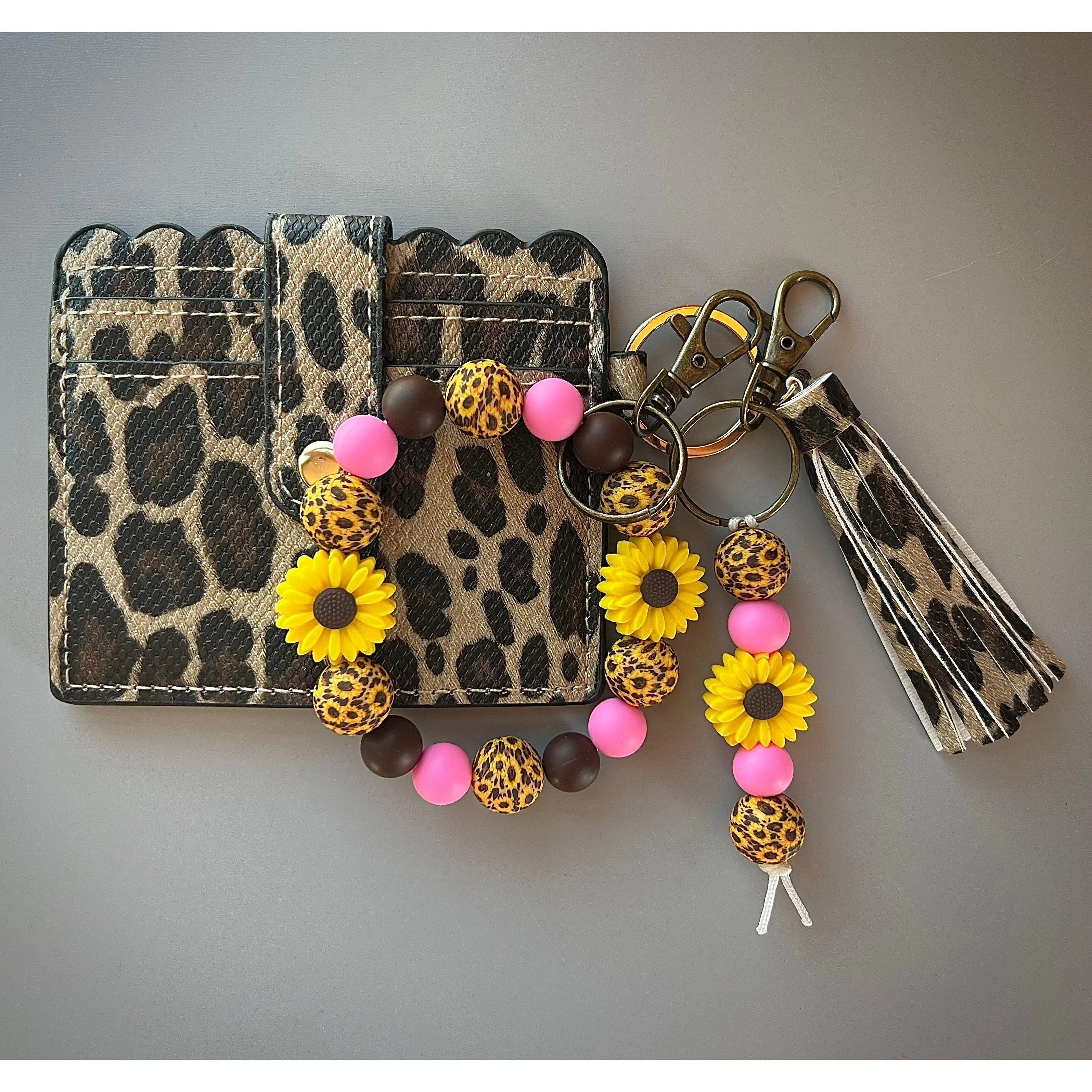 Cheetah and Sunflower Wallet Bundle