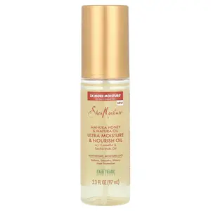 SheaMoisture Ultra Moisture & Nourish Oil, Manuka Honey & Mafura Oil, 3.3 fl oz (97 ml)
