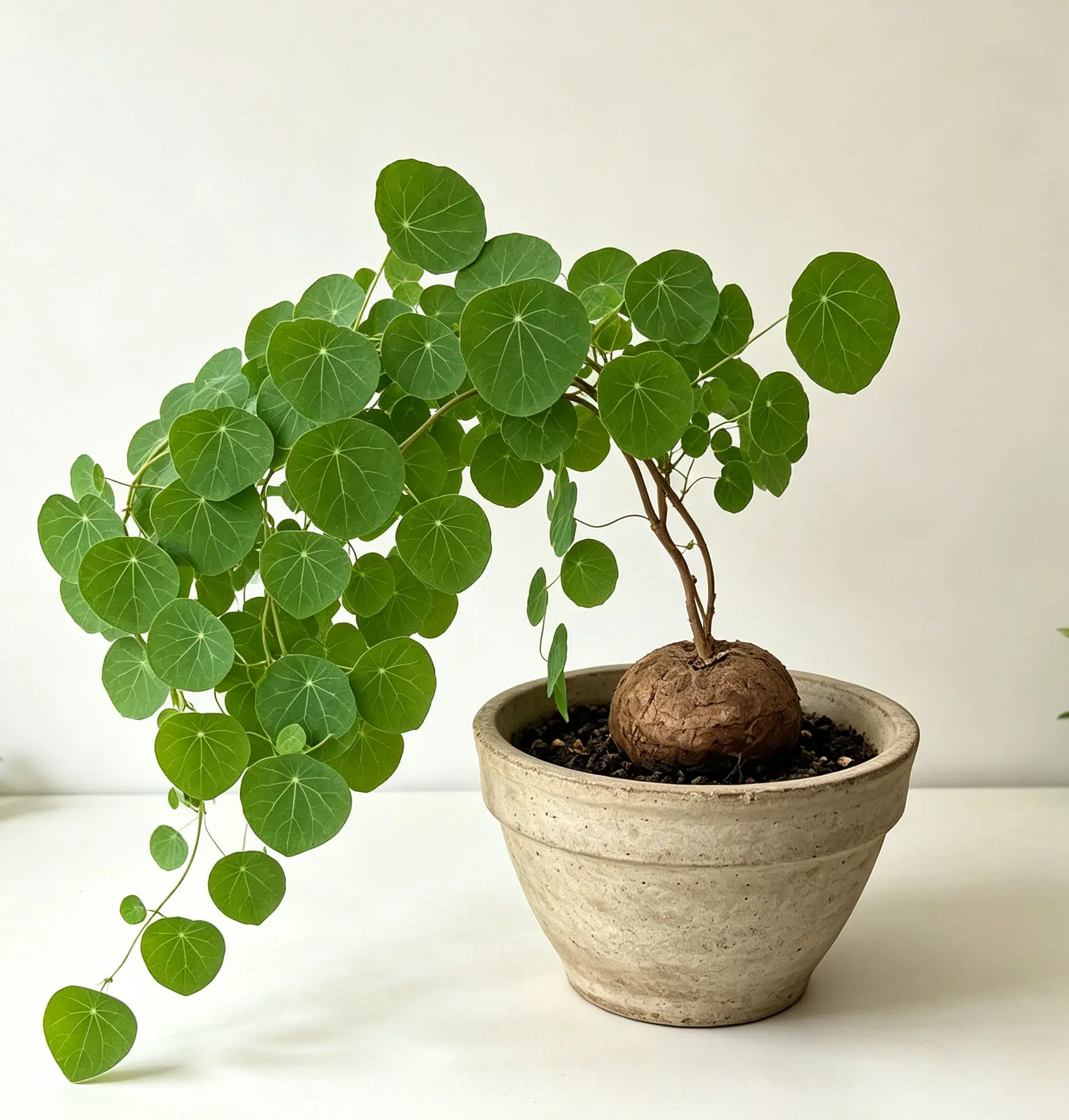 Stephania erecta Bulb, Caudex Succulent for Home Decor, Desk Plant Stephania erecta Bulb, Caudex Succulent for Home Decor, Desk Plant