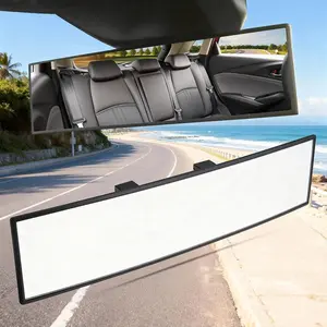 Universal Car HD Wide-Angle Rearview Mirror Anti-Glare Easy Install Clip-On Design for SUVs Trucks Automotive Vehicle Replacement