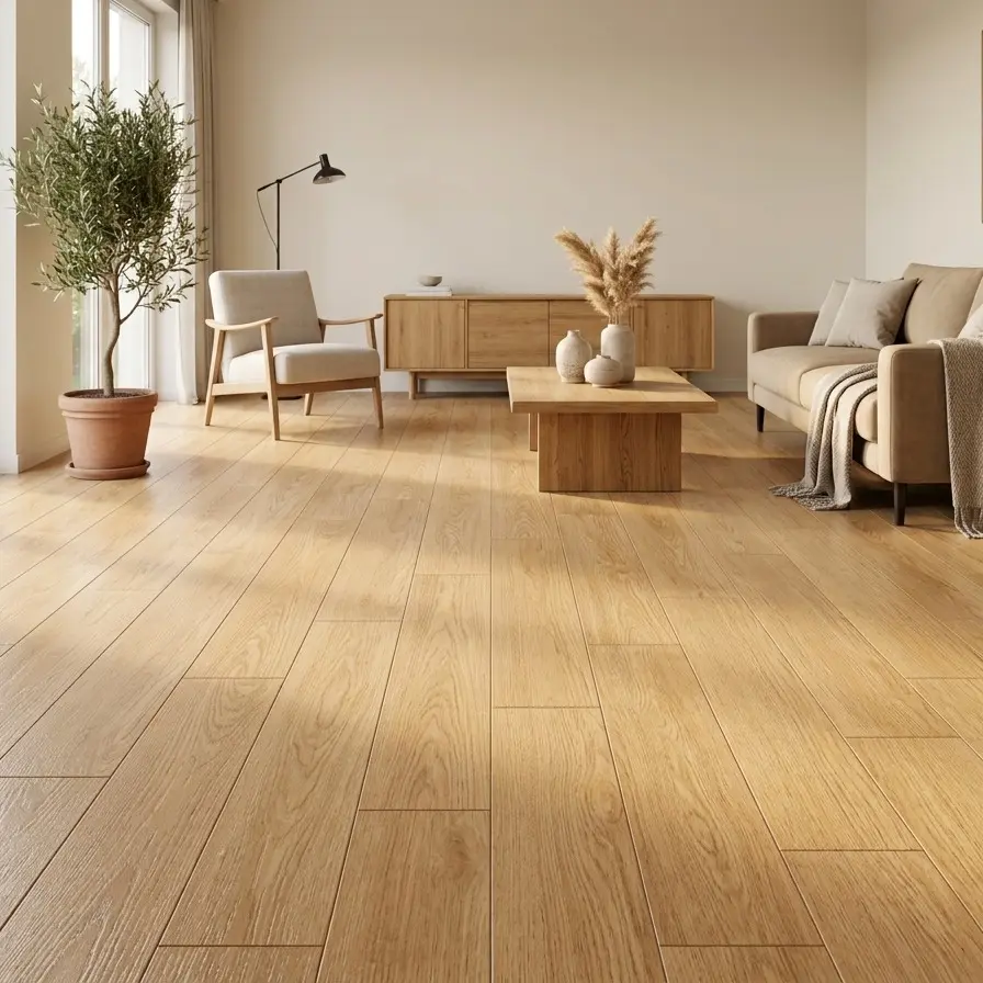 Yipscazo 50 sheets 6" X 18" Peel and Stick Vinyl Wood Flooring in Natural Maple Ugrade Core Wood Look Vinyl Plank Durable and Easy-to-Clean Vinly Flooring Perfect for DIY Projects