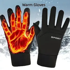 Extreme Cold Windproof Warm Gloves - Enhanced Grip Touchscreen Ready for Cycling, Skiing and Snowboarding - Unisex Winter Sports Gloves, Machine Washable Outdoor Activity Gear, A Must-Have for Outdoor Enthusiasts, Hand Gloves