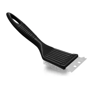 Steel wire brush with ergonomic handle - Reusable, suitable for cleaning in the kitchen, bathroom, toilet and floors - Kitchen cleaning tool