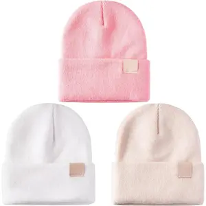 Beanie  Winter Hats  Warm Knit Cap  Winter Warm Hat for 0-36 Month Boys Girls