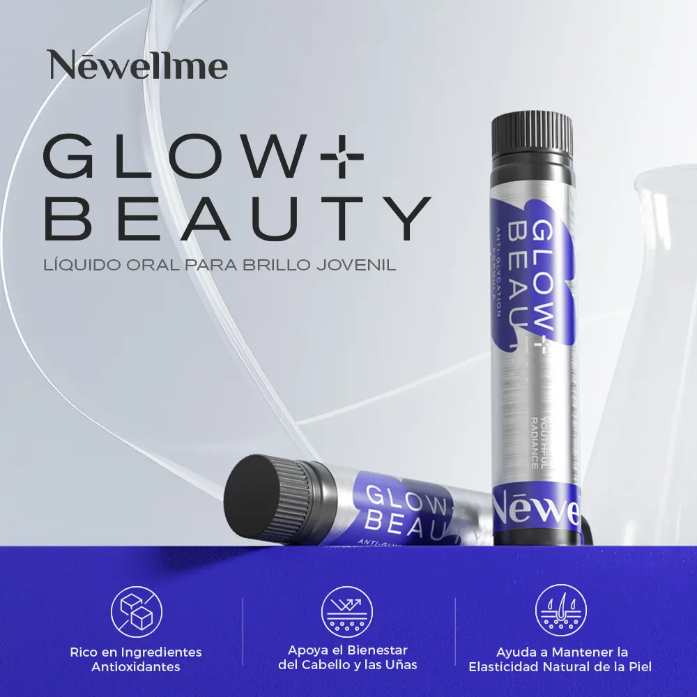 NEWELLME【18,000mg Collagen】Fruit-Flavored Anti-Glycation Oral Liquid*With Hyaluronic Acid+PQQ Reduces Sugar Absorption & Improves Skin Aging/Dullness