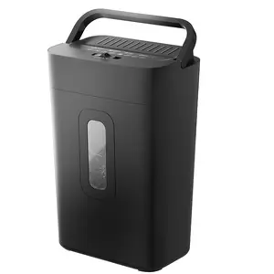 VUSIGN 12-Sheet Crosscut Paper Shredder for Home & Home Office Use, 7.6 Gal Wastebasket, Shreds Credit Cards/Staples/Clips, Portable Handle Design, 12-Sheet Paper Shredders