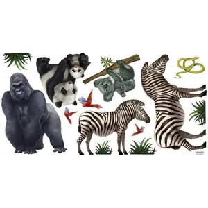 Jungle Animal Mural Decals 2