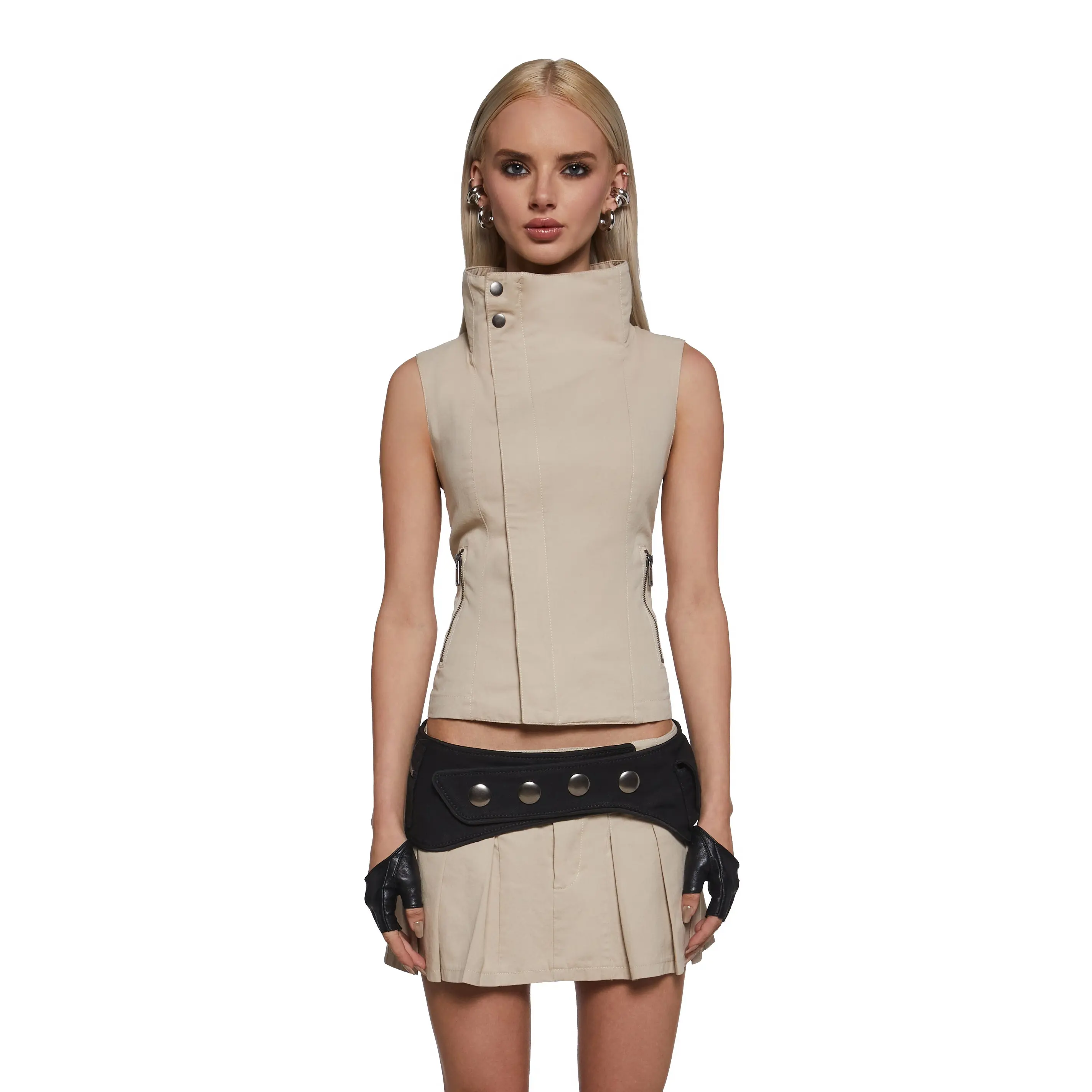 Chambers Mock Neck Utility Vest