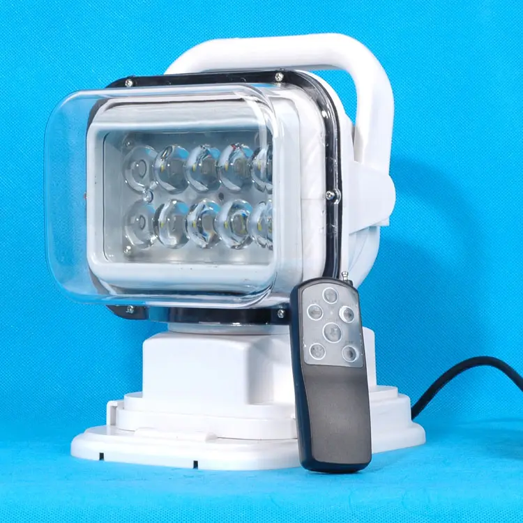7 Inch 50W LED Search Light White 360 Degrees Rotating 9-32V With Magnetic Base Work Light Spot Driving Fog Lights for Hunting Camping Offroad Truck Boat Fishing