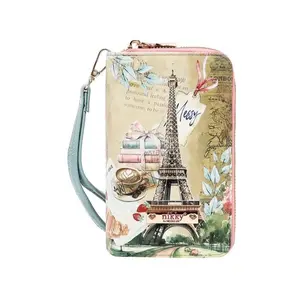 Nikky Wallet - Double Zipper Fashion Wallet with Stylish Design Secure Closure for Women Compact Functional Durable Faux Leather Accessory