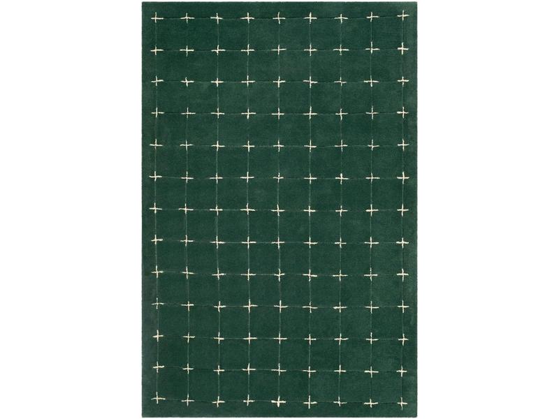 Livabliss BKO2333-576 Hand-Tufted 100% Wool Onyx & Charcoal Brook Pattern Elegant Rug, 5 ft x 7 ft 6 in Medium Pile Indoor Home Decor, Living Room Home Decorative Rugs, Spot-Clean Only