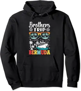 Funny Brothers Trip Bermuda Cruise Vacation Travel Party Pullover Hoodie - Lydiagarcia Shop 76B0D4FCN3L9