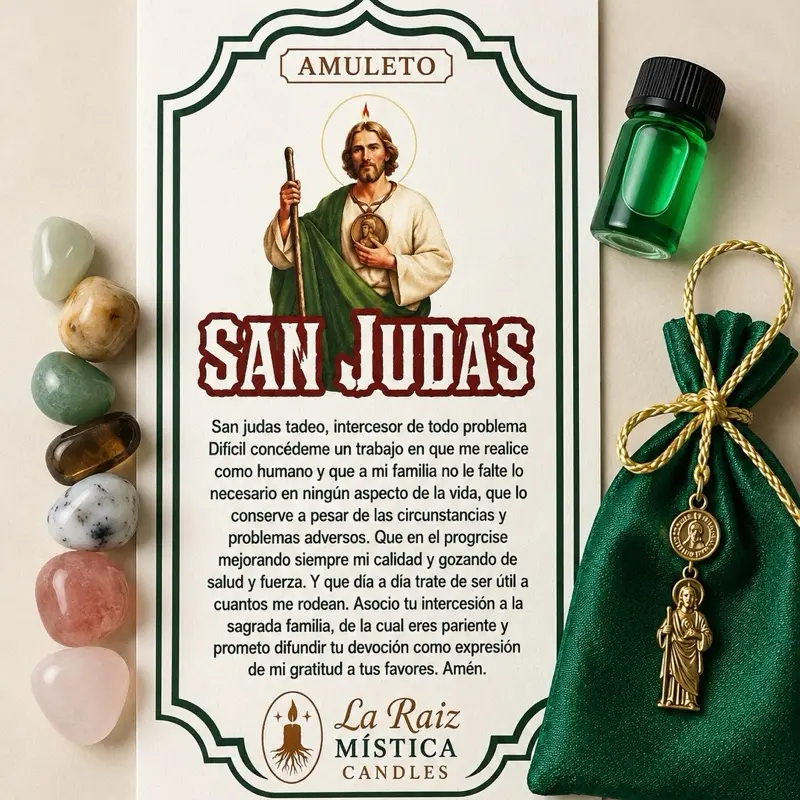 Amuleto San Judas Tadeo  Ayuda en Casos Difíciles | St. Jude Amulet for Difficult Situations