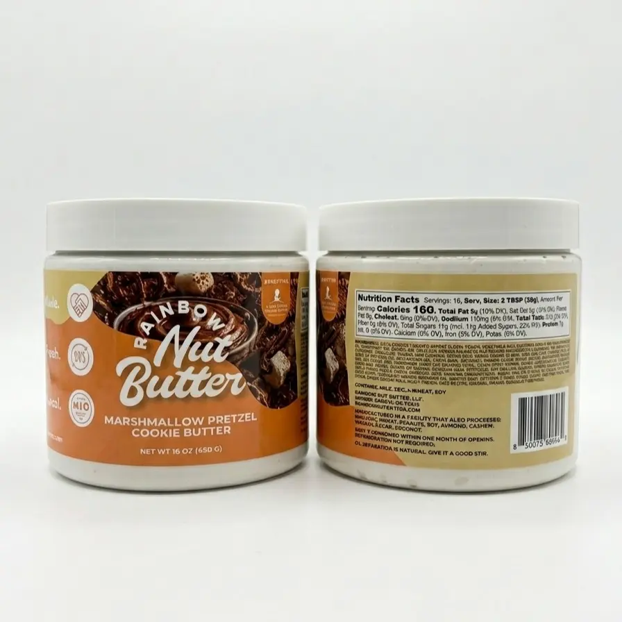 COOKIE BUTTER Pretzels Hazelnut Marshmallow Fluff Snack Treat Dessert Chocolate NO PEANUT BUTTER