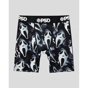 PSD Youth Boys Ghost Face - Dark Boxer Brief - Soft, Breathable and Comfortable Stretch Underwear