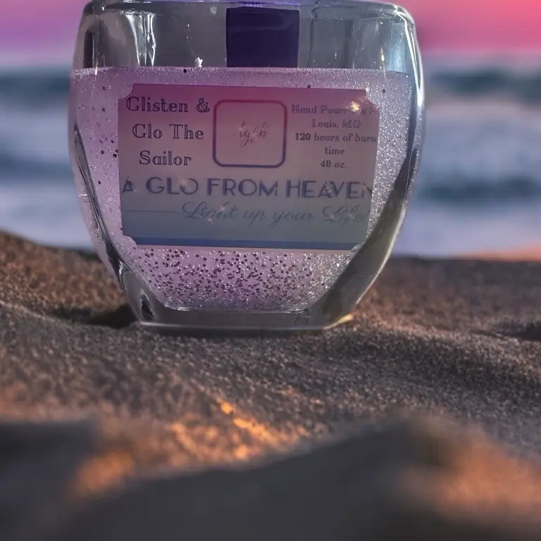 Glistened and Glo The Sailor Luxury Cologne scented candle