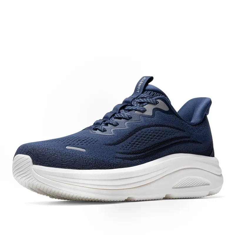 ALLSWIFIT StediCloud Men's Slip On Wide Toe Box Walking Shoes Hands-Free Barefoot Cushion Running Tennis Arch Support Gym Workout Athletic Fashion Sneakers Outdoorfun