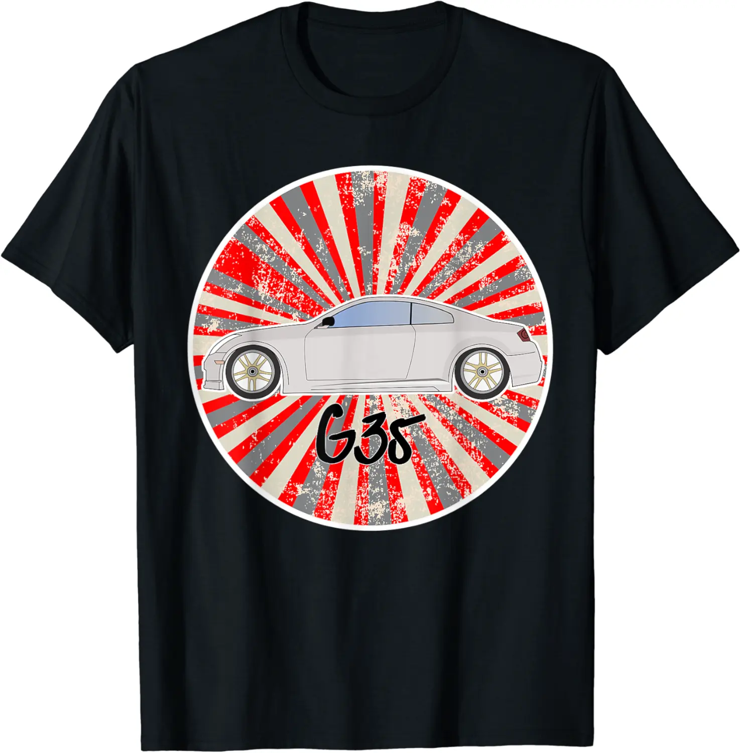 G35 JDM Car Tshirt Skyline 350gt Cool Fast Distressed tee - Vanessaf Shop 46B07N1QT7TV