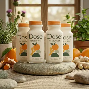 Milk Thistle Liver Cleanse Detox, Herbal Liver Support with Turmeric, Dandelion, Ginger & Orange, Liquid Drops for Liver Health, 2oz