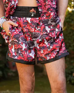 Secret of Life Mushroom Unisex Boxing Shorts