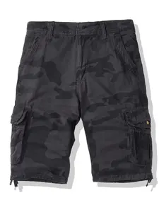 Men's Casual Cargo Shorts Multi-Pocket Tactical Camouflage Outdoor Work Hiking Fishing Shorts, Breathable Lightweight Camo Short Pants With Utility Pockets, Streetwear Fashion Daily Wear Summer Shorts For Male