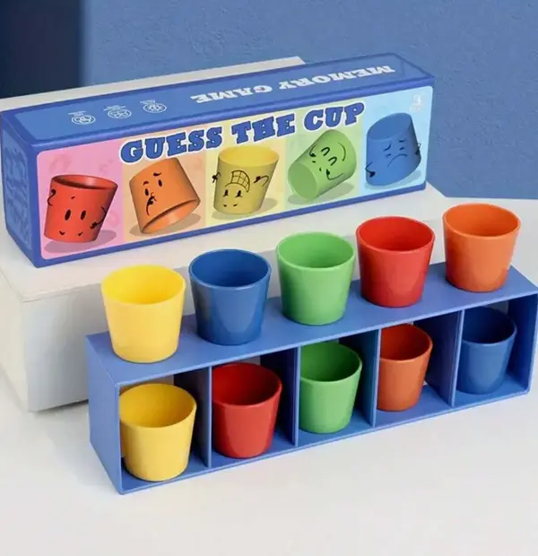 Party Cup-Guessing Game Set Portable Hidden Cup Guessing Game – Fun Interactive Challenge for Parties viral party game guess the cup