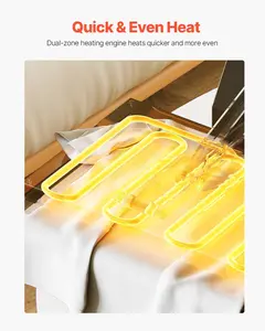 Heat Press Machine 2-In-1 15x15in Sublimation Print Transfer DIY T-shirt Cap