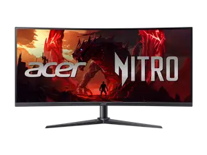 Acer Nitro 34" QHD 2K 1440P 240Hz with AMD FreeSync Premium (AMD Adaptive Sync) Gaming Monitor XZ340CUR W0BMIIPHX