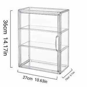 Action Figures & Blind Box Display Cabinet Bag Collection Display Stand Cosmetics Storage Rack Bathroom