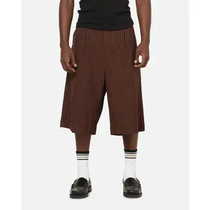 Carre Heritage Pleated Shorts Brown