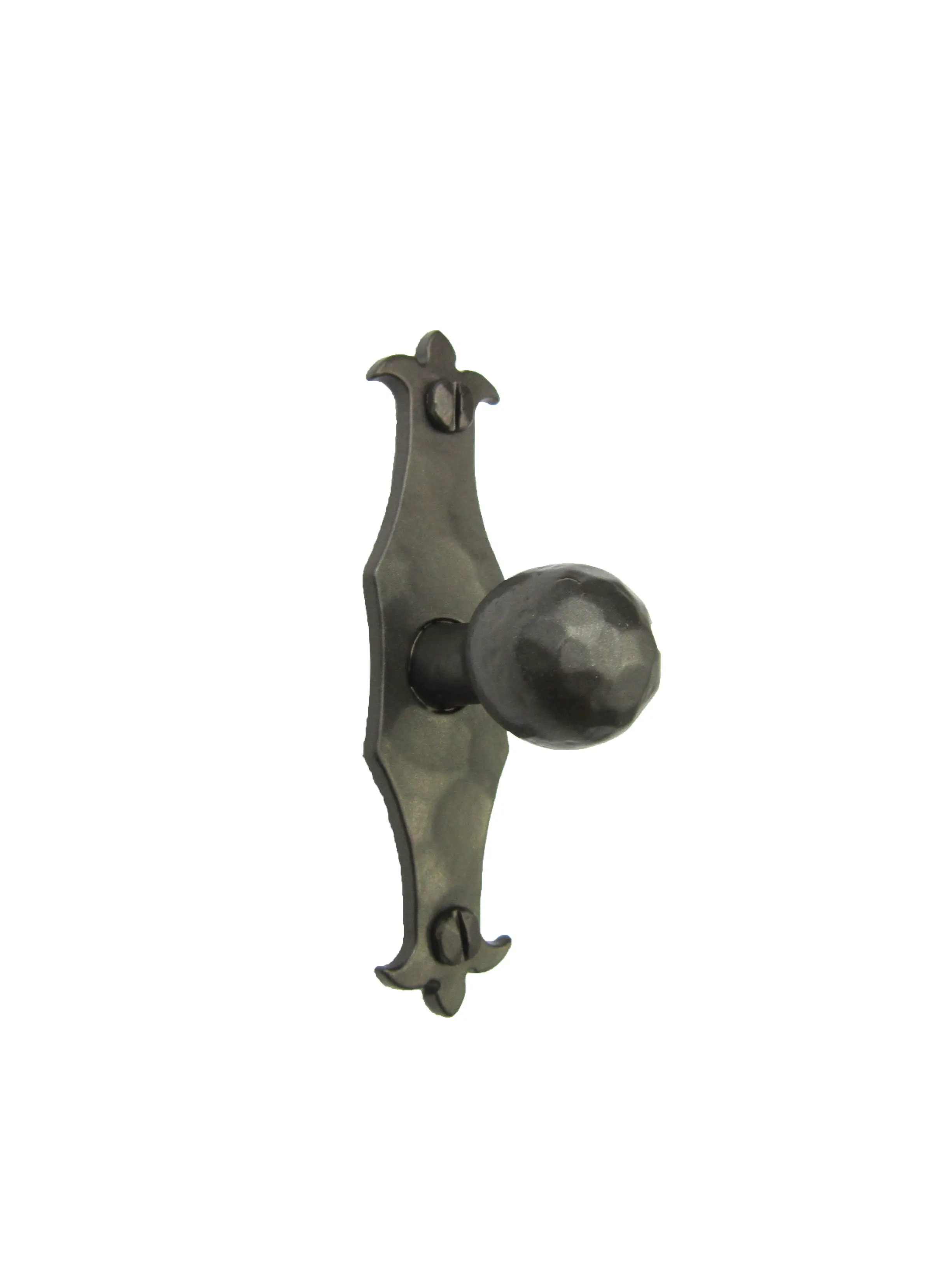 Spanish Fleur De Lis Slim Iron Cabinet Knob HK6