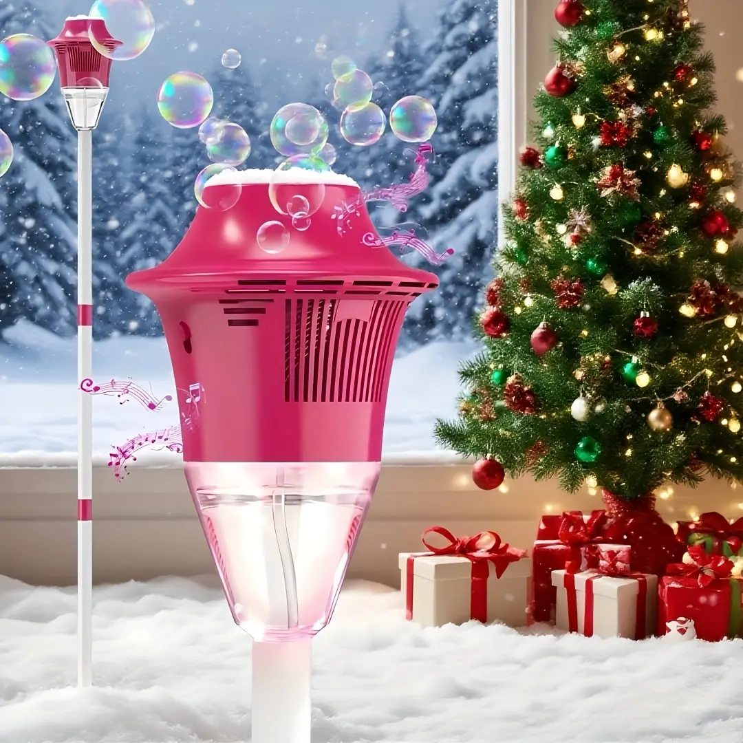 Kids' Automatic Bubble Maker, 47-Inch Tall Stand-Up Device with Lights, Perfect for Outdoor Celebrations