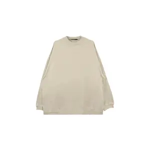 ESSENTIALS CORE L/S TEE "SILVER CLOUD" 125BT232012F