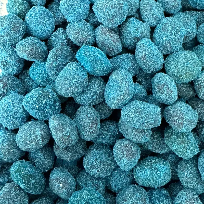Sour Gushers Viral Candy - Blue Raspberry Gushers Sour Candy - Extreme Gusher bombs