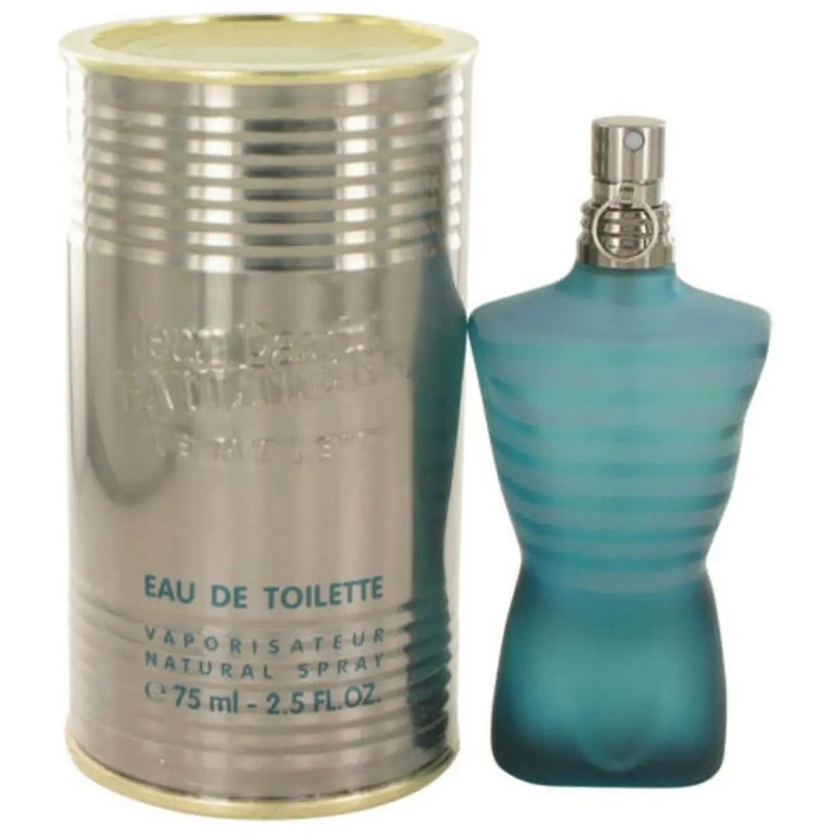 Jean Paul Gaultier Le Male Men's Fragrance - 2.5 oz Strong EDT with Mint Base, Fresh Blend, Modern Versatile, Bottle-Shaped, Masculine, Perfume-Inspired, Vanilla-Flavored, New in Box, Modern Versatile Fragrance, Bottle-Shaped Men's Fragrance