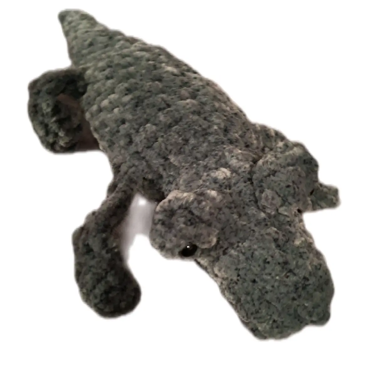 Crocheted Alligator - Handmade Crochet Toy for Kids