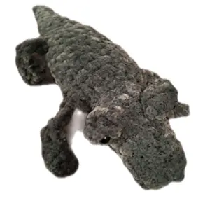 Crocheted Alligator - Handmade Crochet Toy for Kids