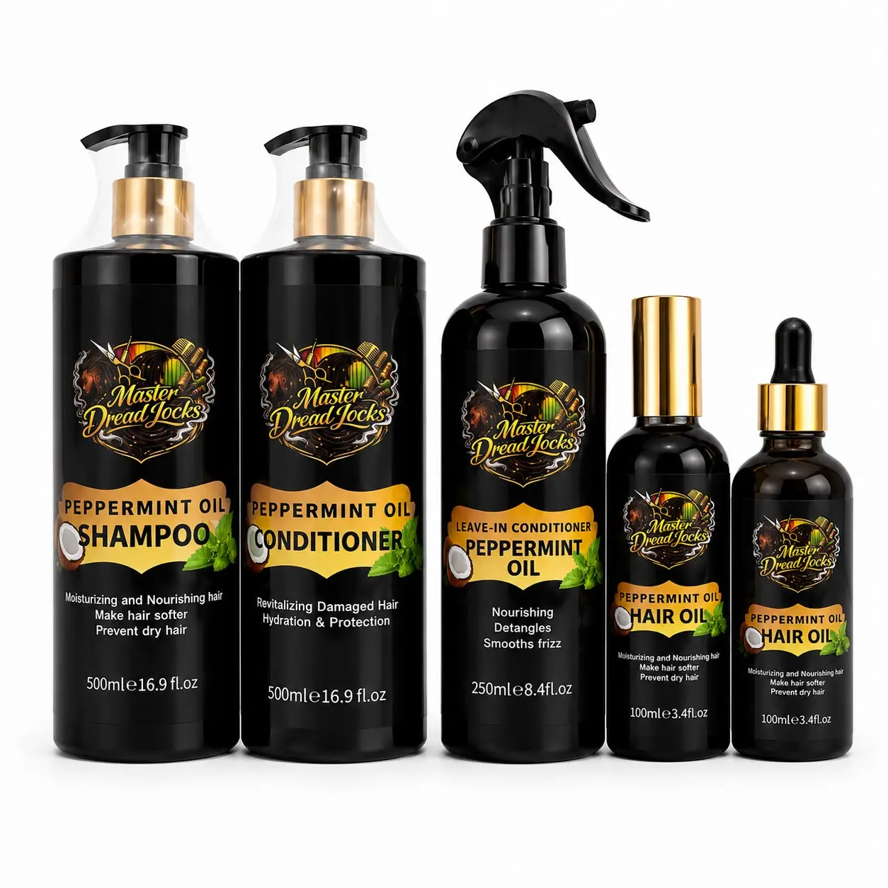 Master  Locs Complete Hair Care Kit -5 Piece Set