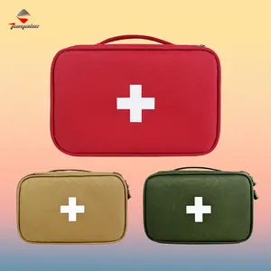 Jumahe Springtok Portable First Aid Kit with Handle,Essential for Home,Office,Car,Travel,Hunting,Camping,Medicine Storage Bag,Travel Accessories Packing Cubes,Toiletry Travel Bag,School Hygiene Bag