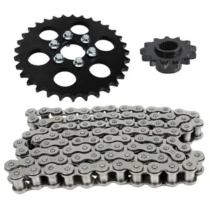 530 32T Rear Chain Sprocket with Front Engine Sprocket and 92 Links Chain for GY6 125cc-200cc ATV Quad Go Kart Karting Four Wheel Golf Cart Motorcycle Taotao Bull Thumpstar Atomik Pitpro