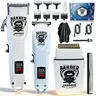Professional Cordless Hair Clipper, 1 Box Beard Cutting Kit Electric Foil Shavers Razor & Beard Hair Trimmer Kit, Barber Clippers Set, Rechargeable Hair Cut Machine for Home, Barber, Haircut Kit, Cordless Beard Trimming
