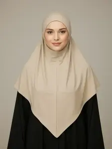 Women's Breathable Jersey Hijab Scarf, Plain Design, Modest Style, Suitable for All Occasions, Soft & Comfortable Fabric, Modesty