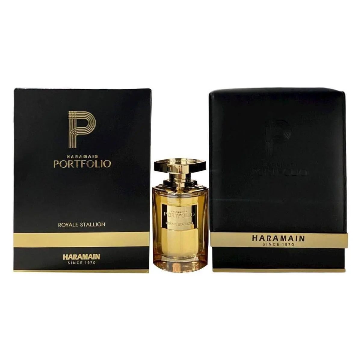 AL HARAMAIN Portfolio Royale Stallion Unisex EDP Perfume, 2.5 fl oz Boxed Bottle, Citrus Bergamot Top Notes, Floral Jasmine & Lavender EDP Scents, Beauty & Personal Care Fragrance