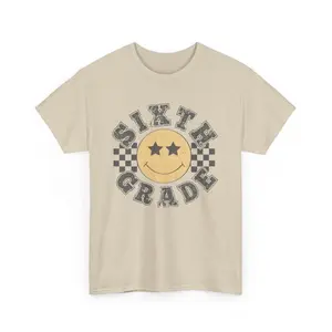 Retro Sixth Grade Teacher Shirt, 6th Grade Tee, First Day of School Matching Shirt, New Teacher Gift, Teacher Squad, Vintage Shirt