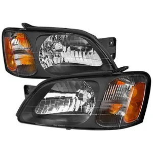 2000-2004 Legacy Brighton/2003-2006 Baja Sport Factory Style Headlights (Matte Black Housing/Clear Lens)